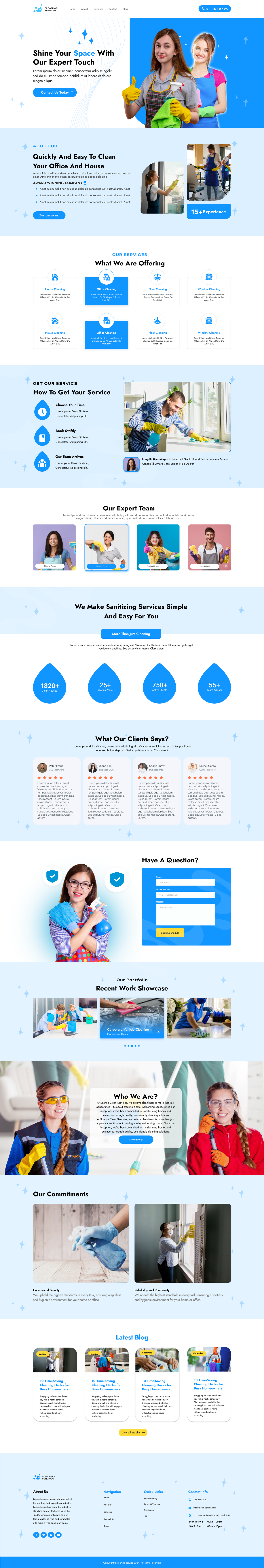Cleaning Agent WordPress Theme