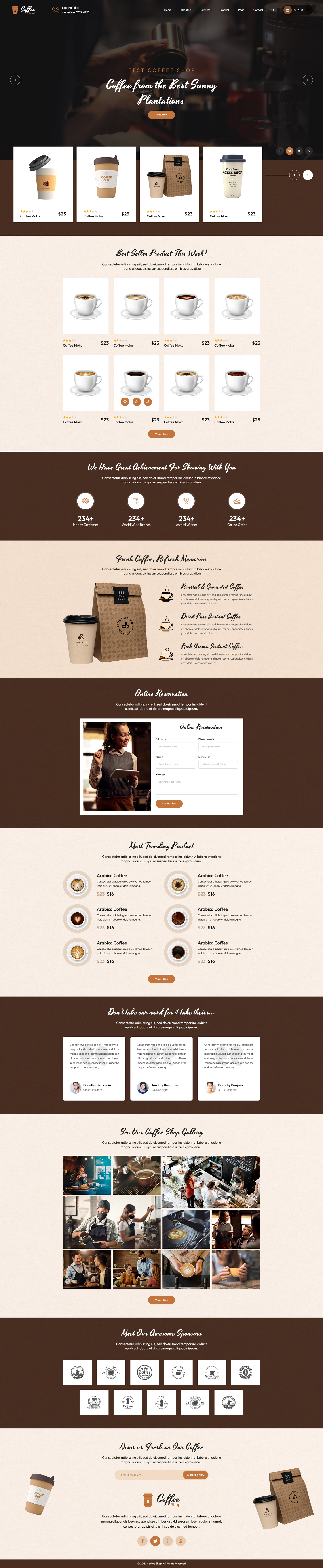 Coffee WordPress Theme