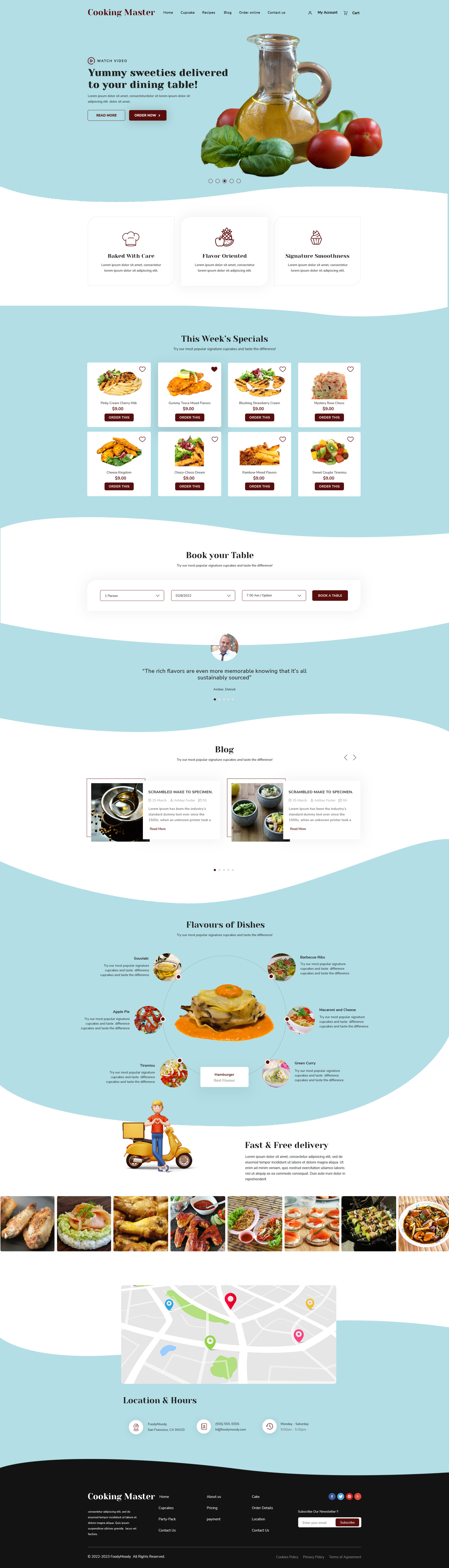 Cooking Master Class WordPress Theme