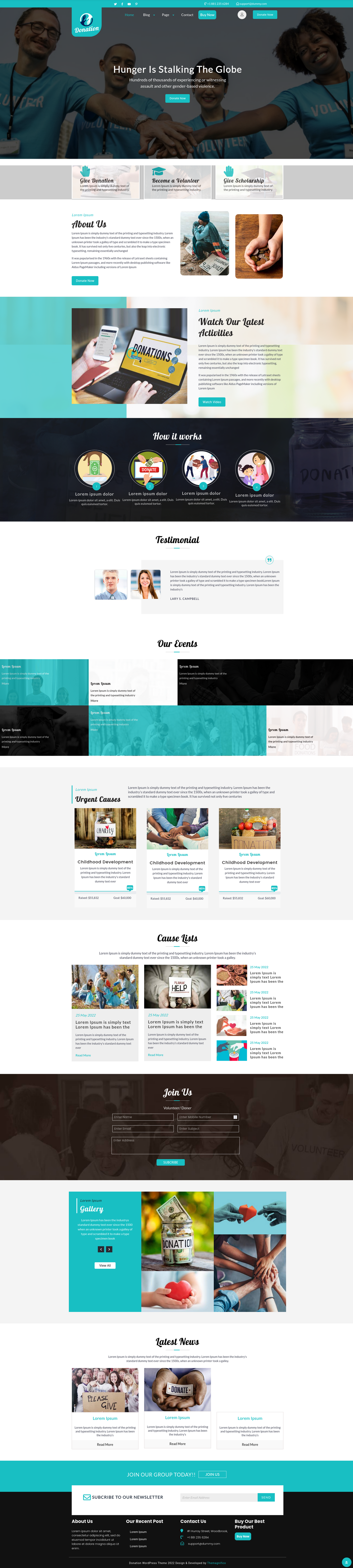 Donation WordPress Theme