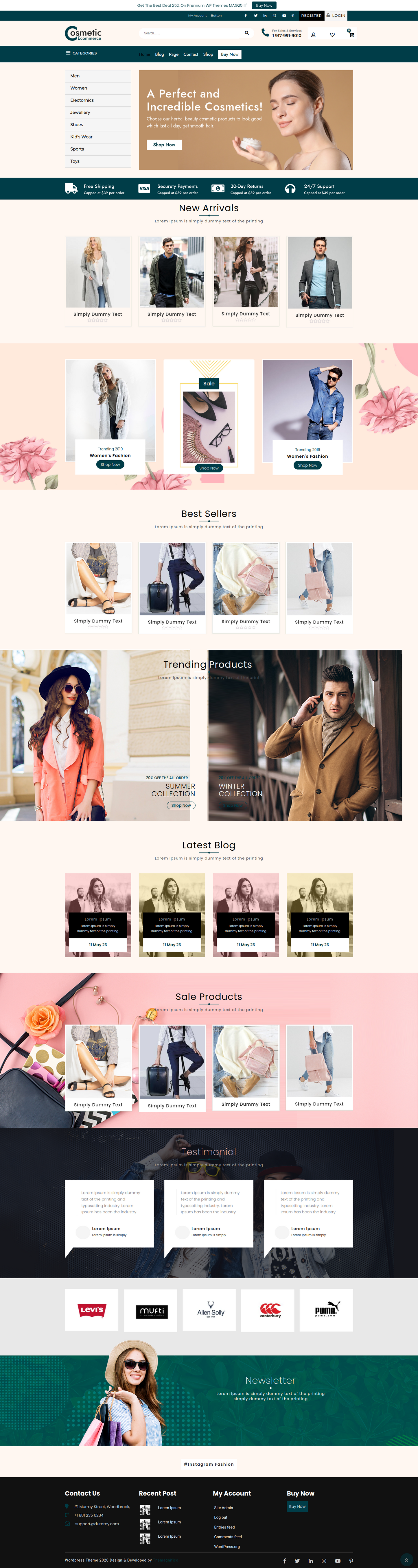 Premium Ecommerce Store WordPress Theme
