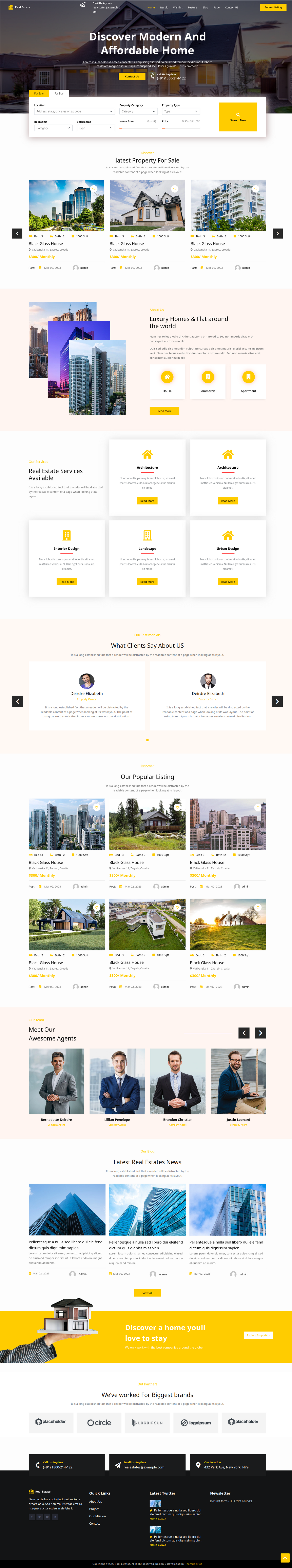 Premium Estate WordPress Theme
