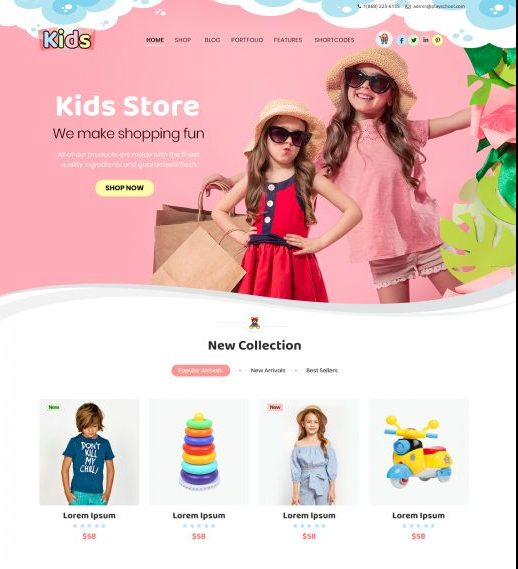 Kids WordPress Theme