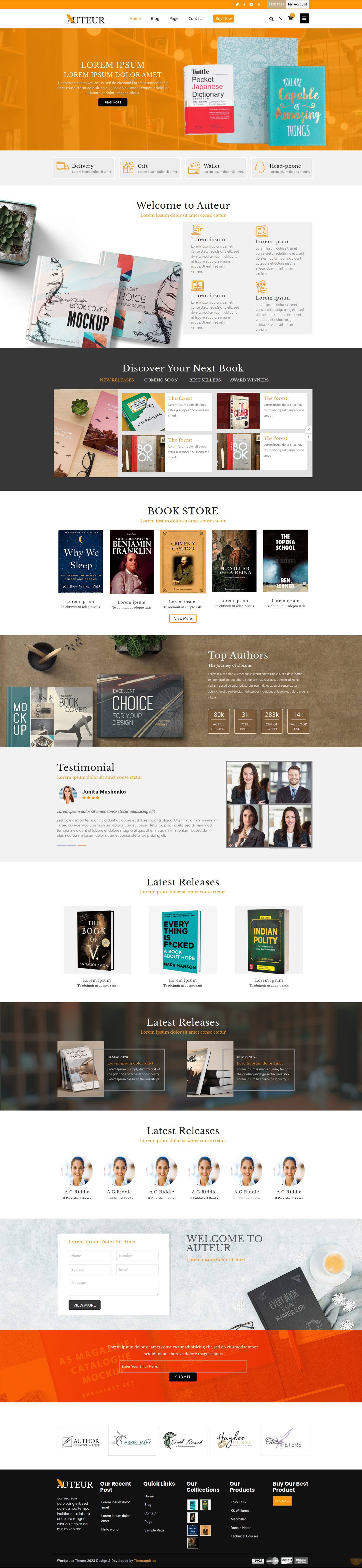 Premium Library WordPress Theme