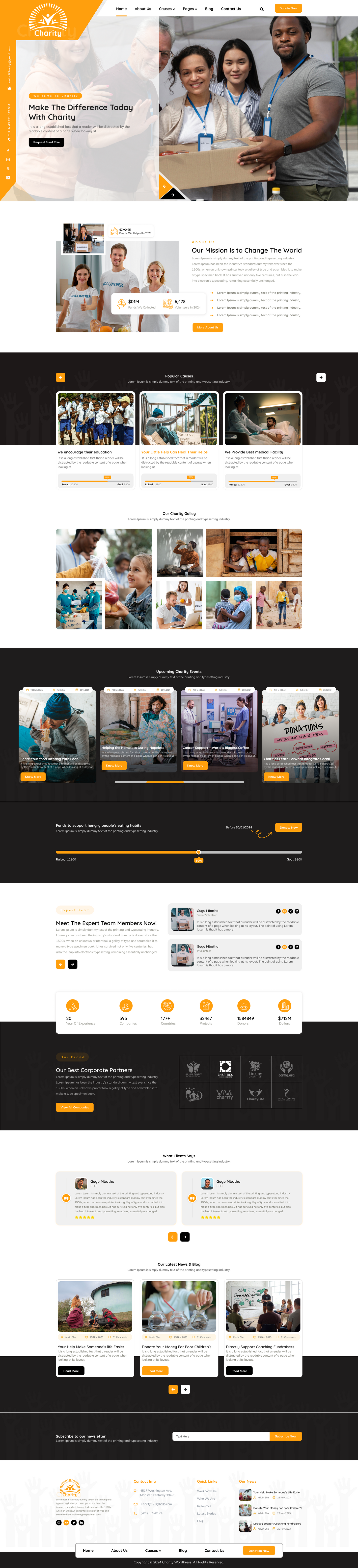 NGO Fundraiser WordPress Theme