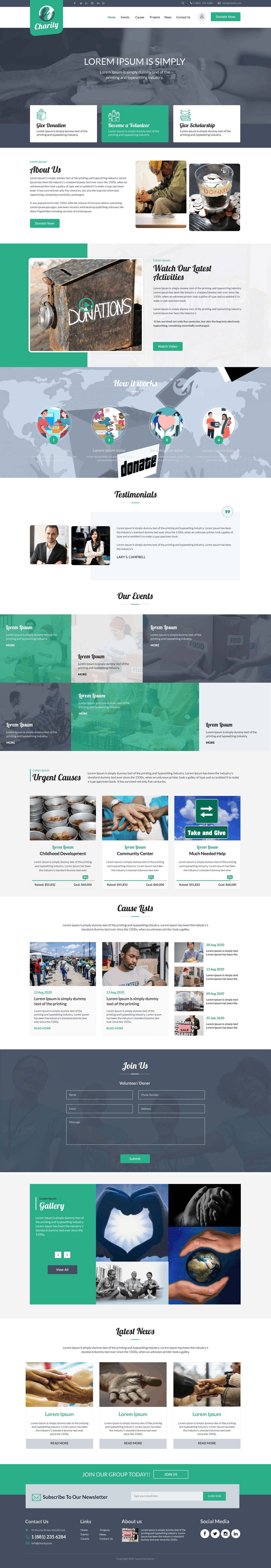 Nonprofit Foundation WordPress Theme