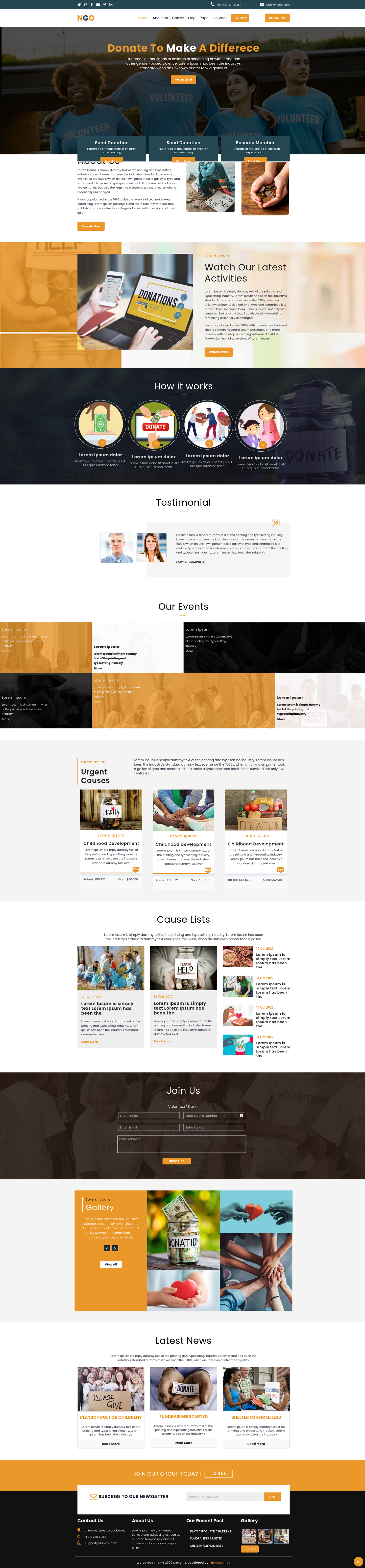 Nonprofit WordPress Theme