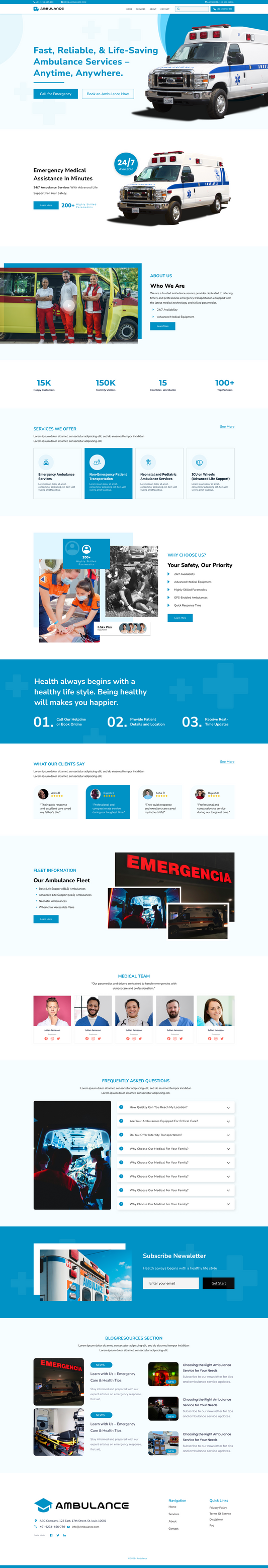 Paramedics WordPress Theme