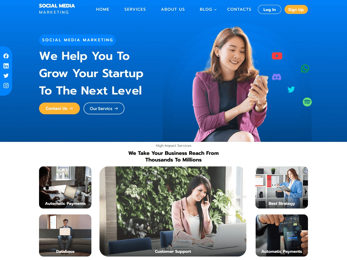 Social WordPress Theme