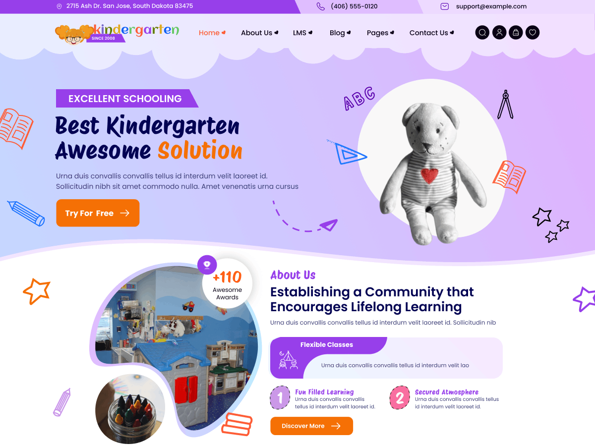 Playschool WordPress Theme