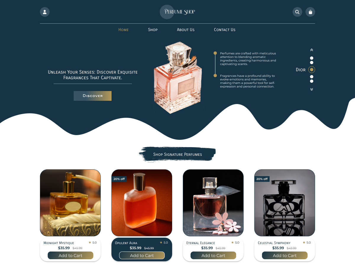 Perfume Shop WordPress Theme