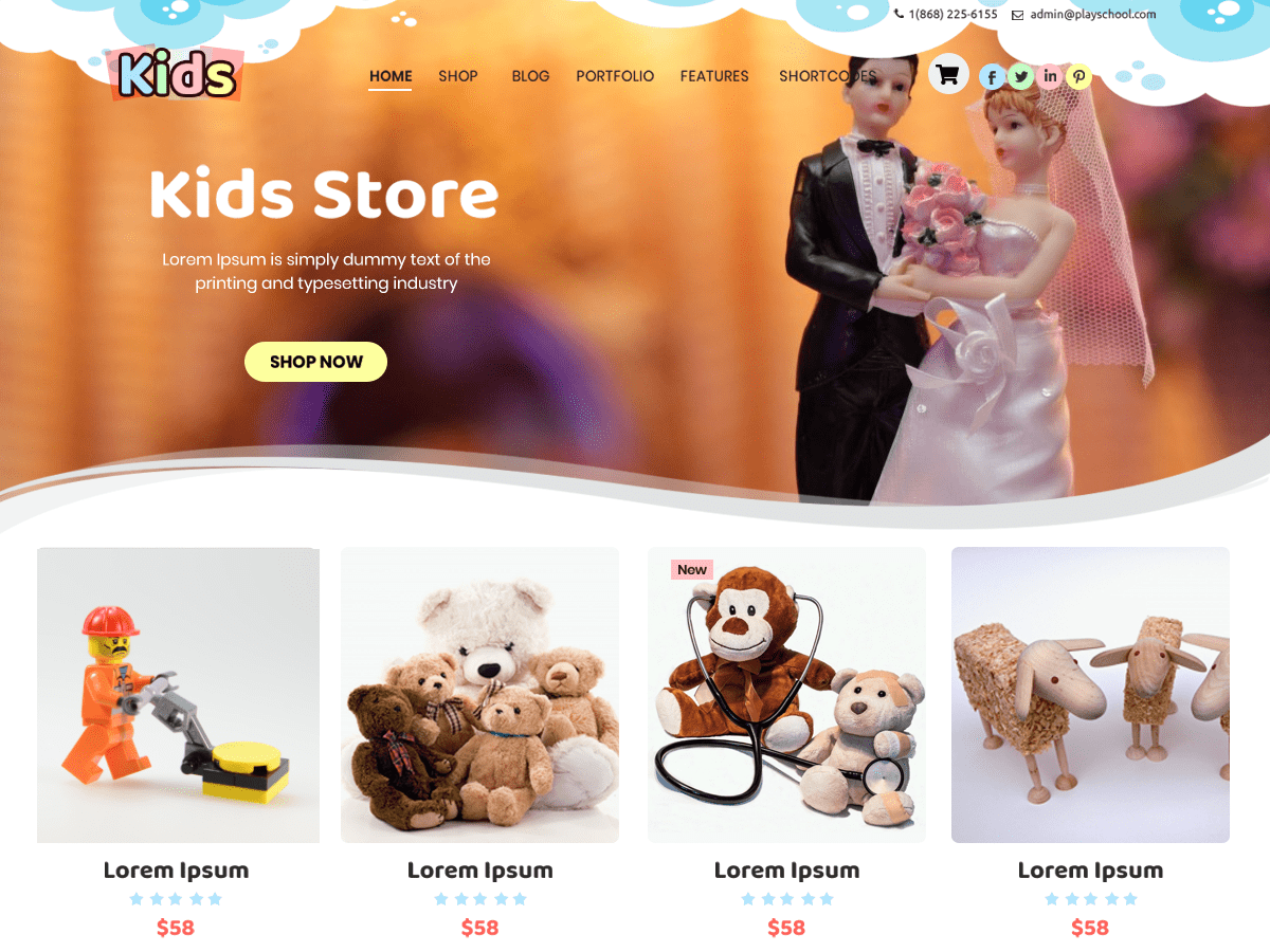 Kids WordPress Theme