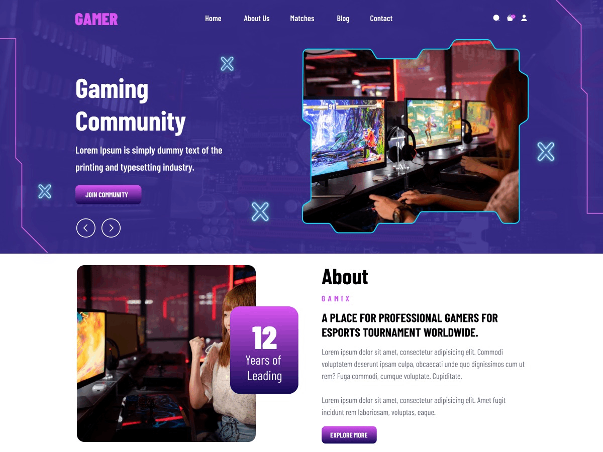 Games WordPress Theme