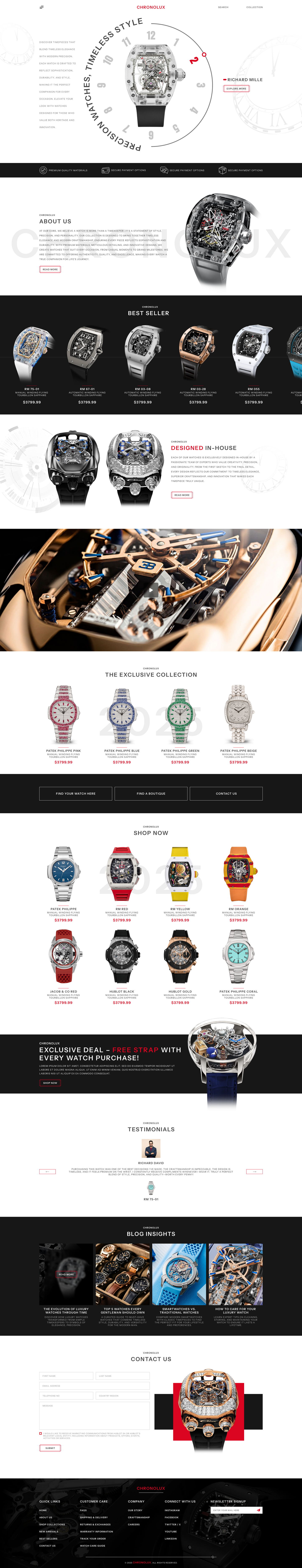 Watch Store WordPress Theme