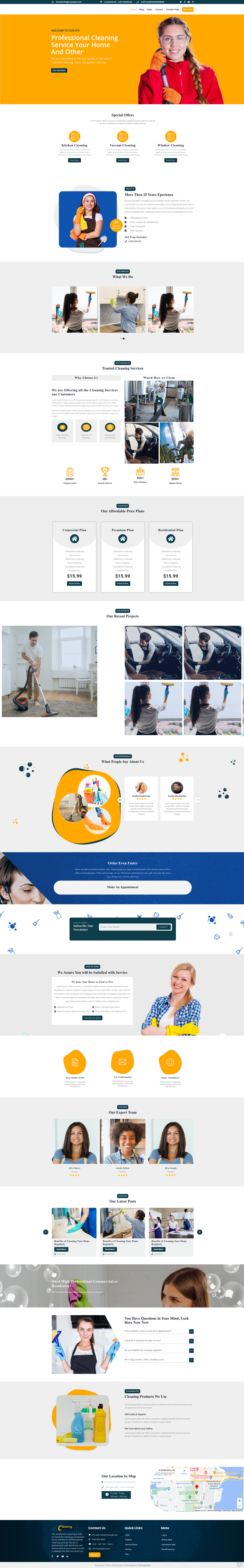 Window Cleaning WordPress Theme