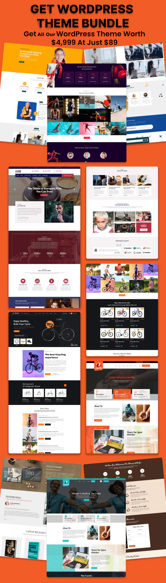 WordPress Theme Bundle - 120+ Templates