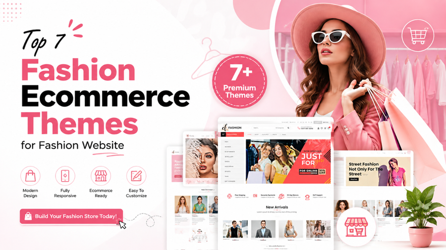 Top 7 Fashion Ecommerce Themes for Fashion Website