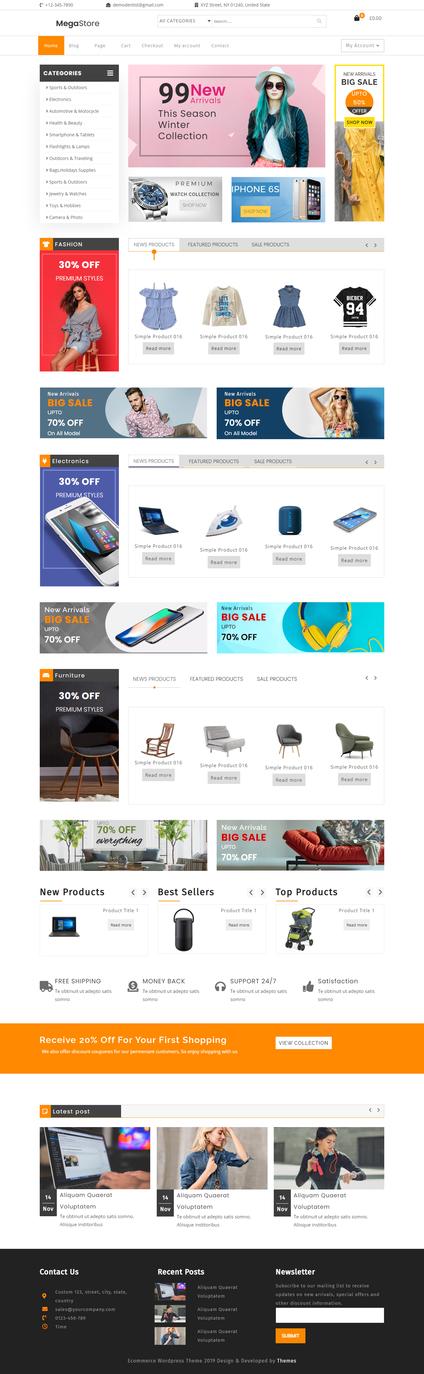 Ecommerce WordPress Theme