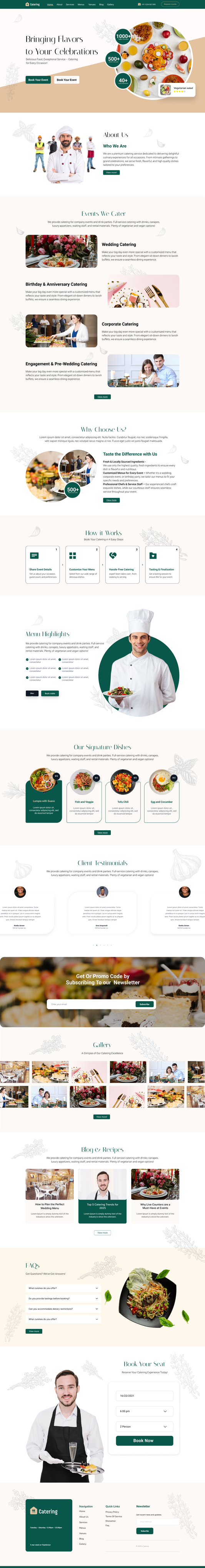 Catering WordPress Theme