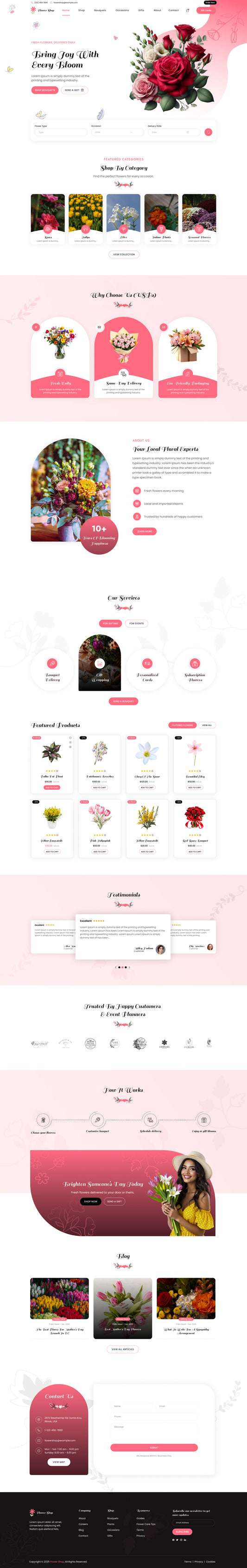 Florist WordPress Theme