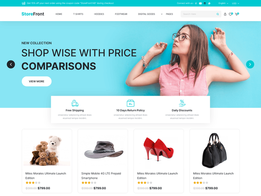 Free Boutique WordPress Theme
