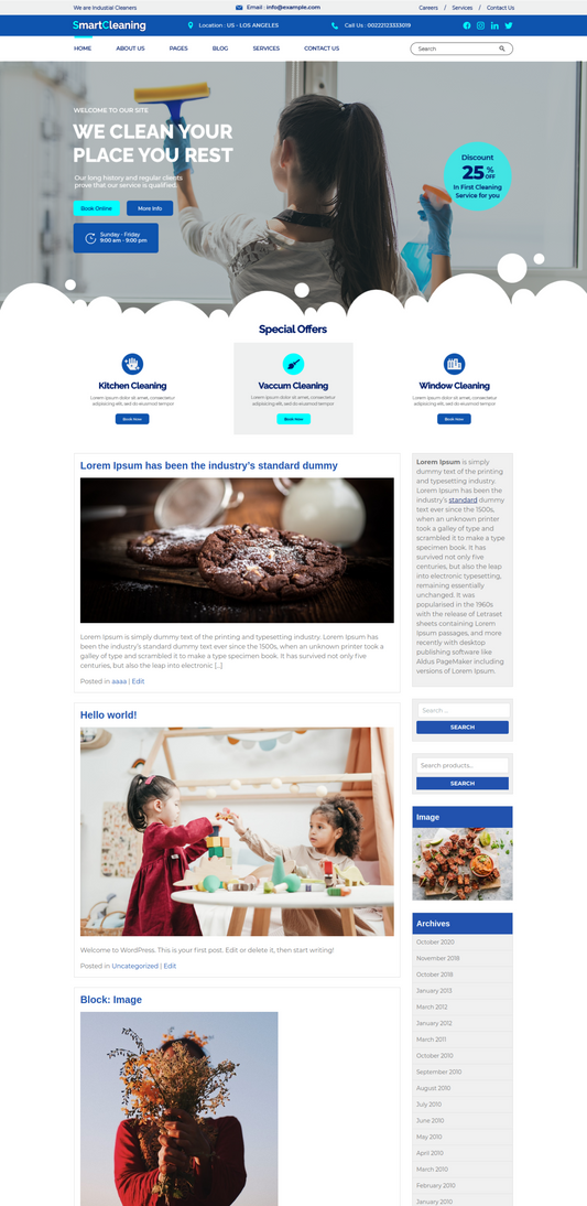 free-cleaning-wordpress-theme
