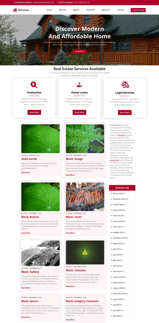 Free Escrow WordPress Theme