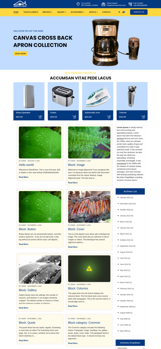 Free Gadgets WordPress Theme