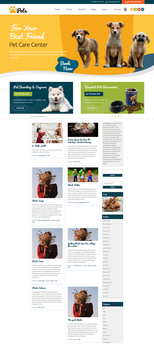 free-pet-wordpress-theme