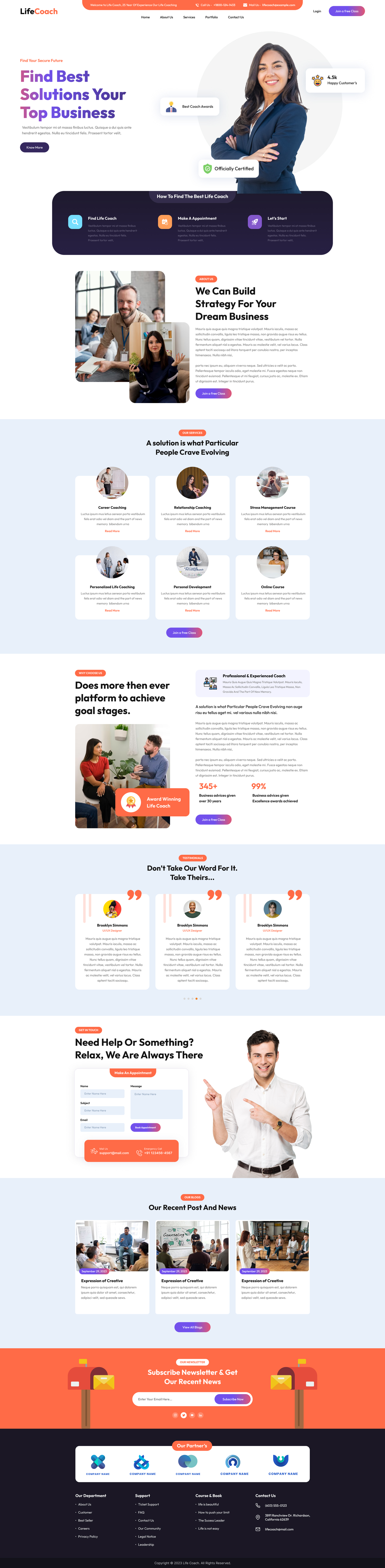 Motivational Speaker WordPress Theme