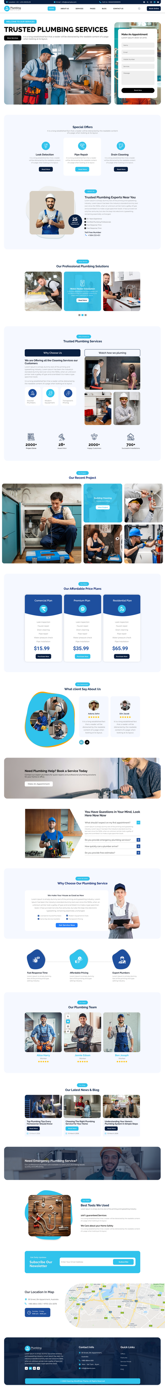 Plumber WordPress Theme
