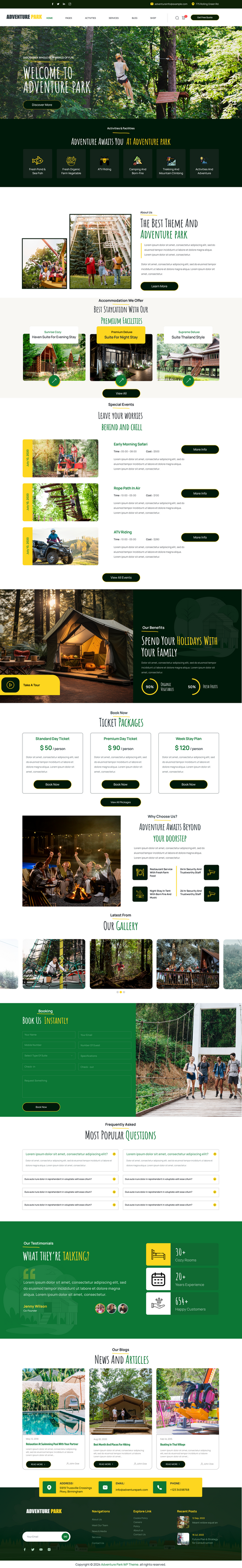Stunning Resort WordPress Theme For Stylish Retreats