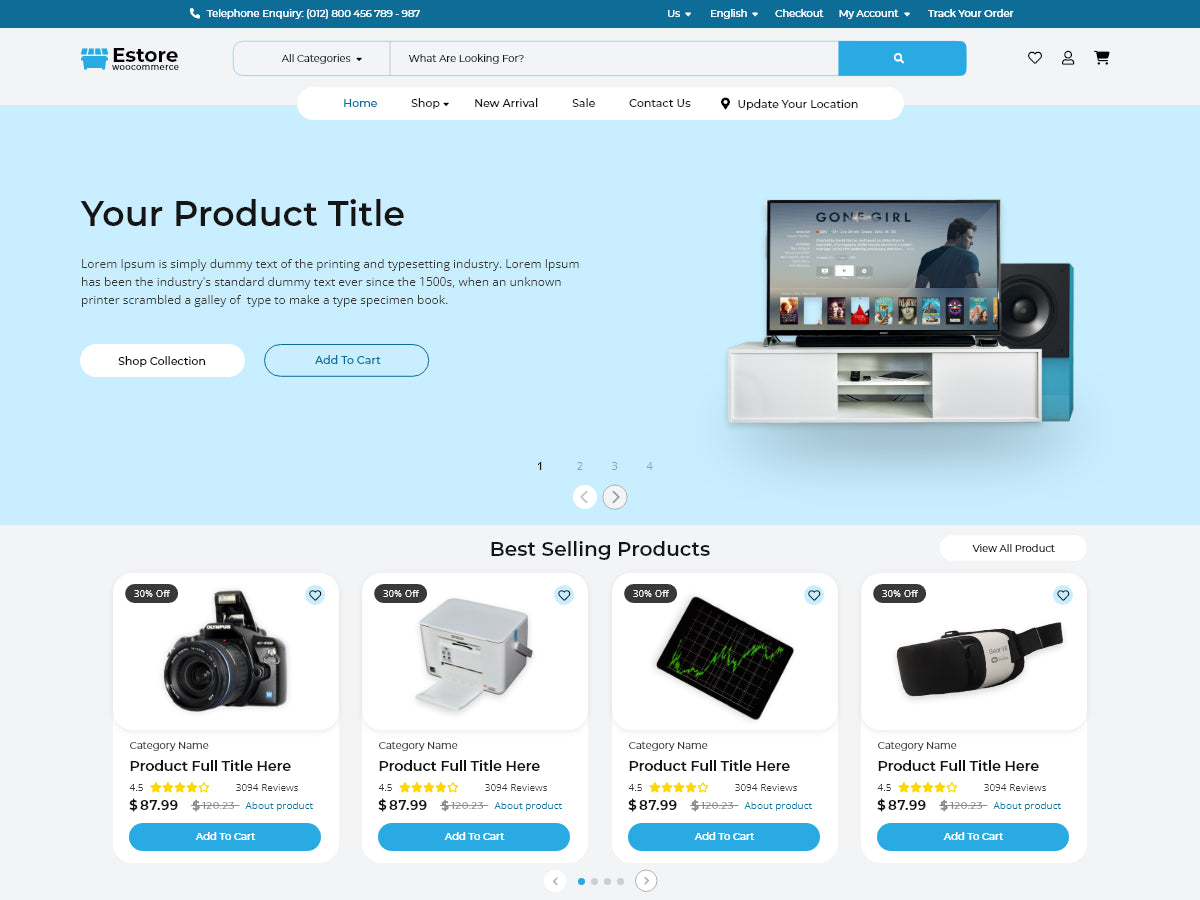Estore WordPress Theme