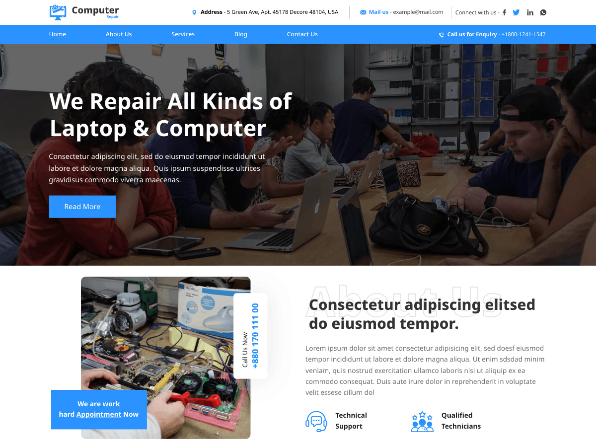 Computer WordPress Theme