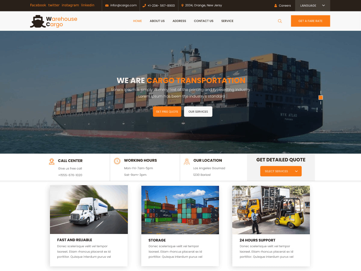 Warehouse WordPress Theme