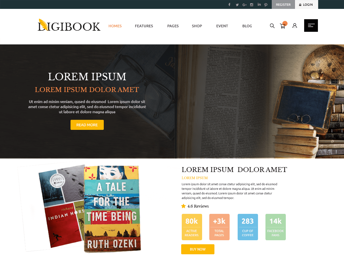 Book Store WordPress Theme