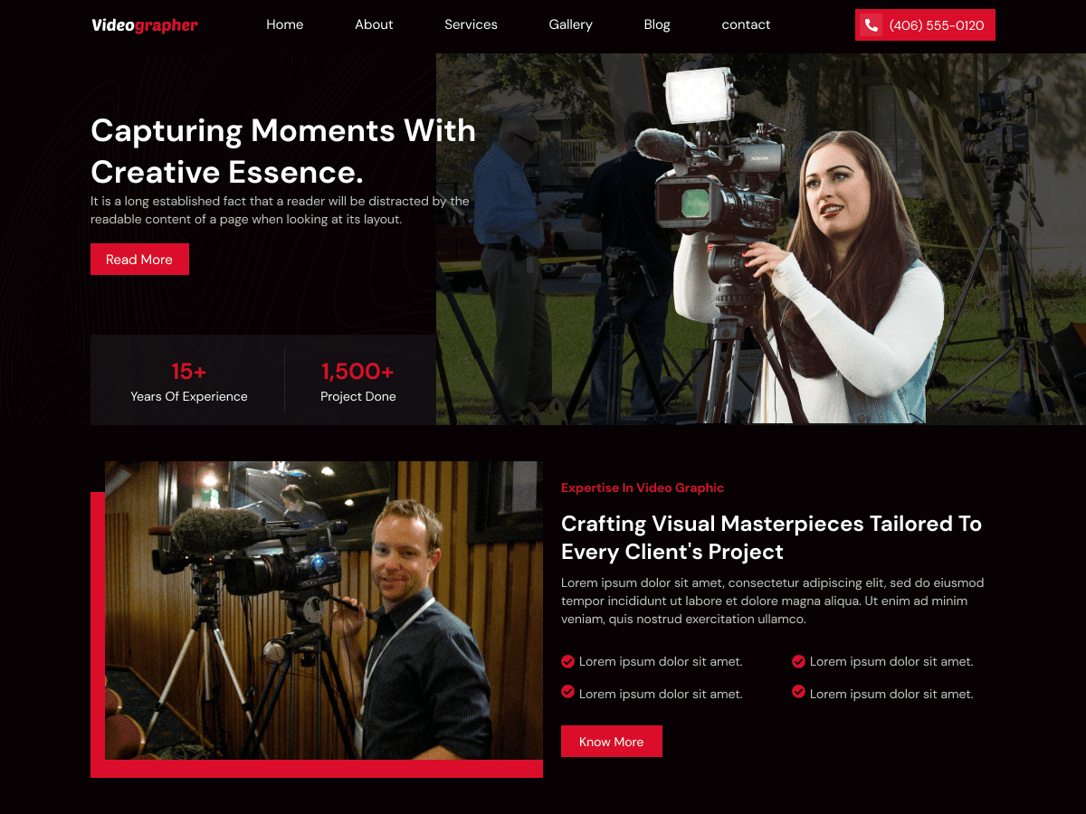 Cinematic WordPress Theme