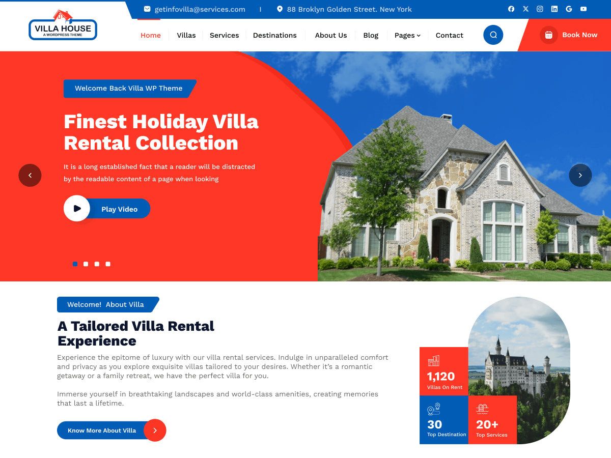 Villa WordPress Theme