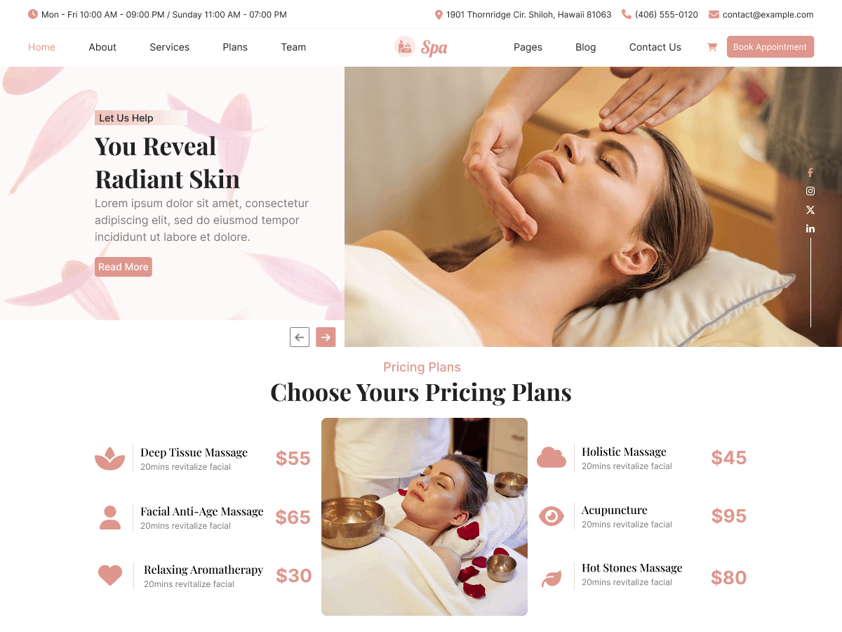 Sauna WordPress Theme