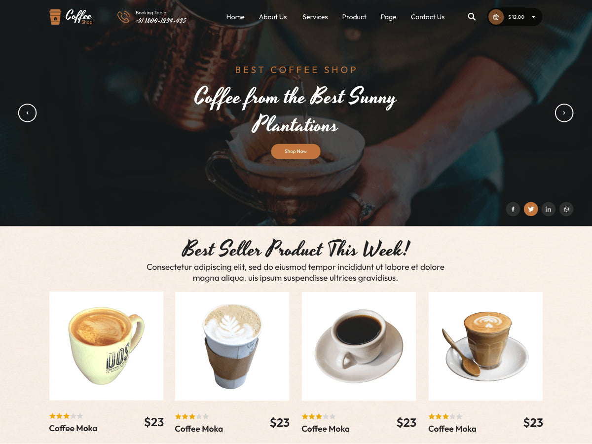 Coffee WordPress Theme