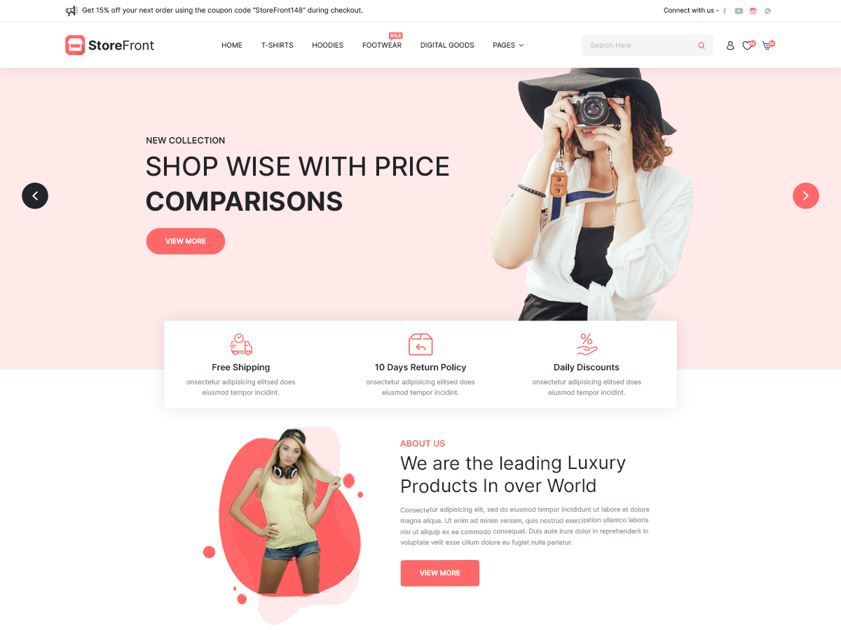 Storefront WordPress Theme
