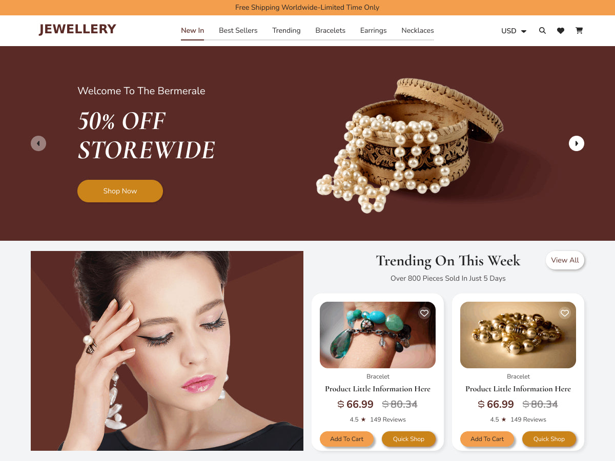 Jewellery Store WordPress Theme