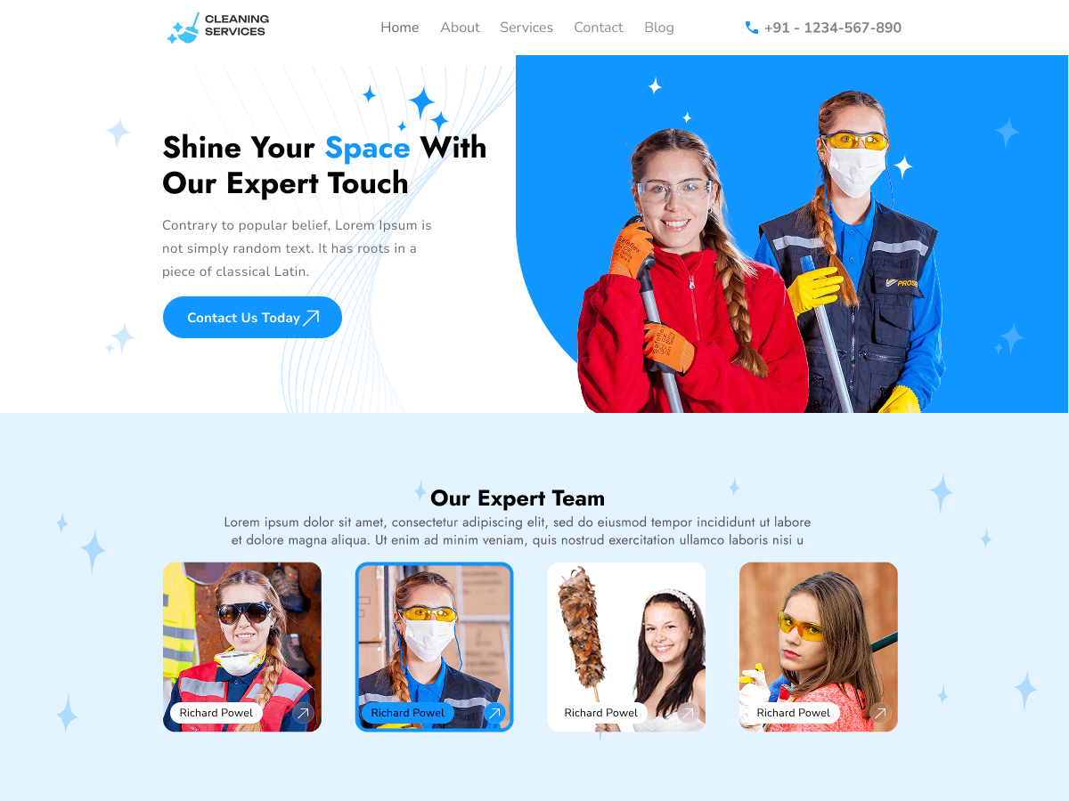 Cleaning Agent WordPress Theme
