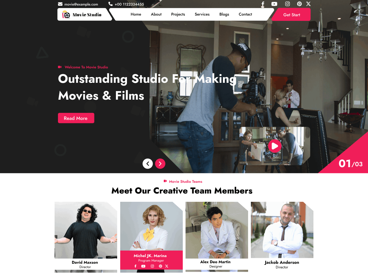 Moviemaker WordPress Theme