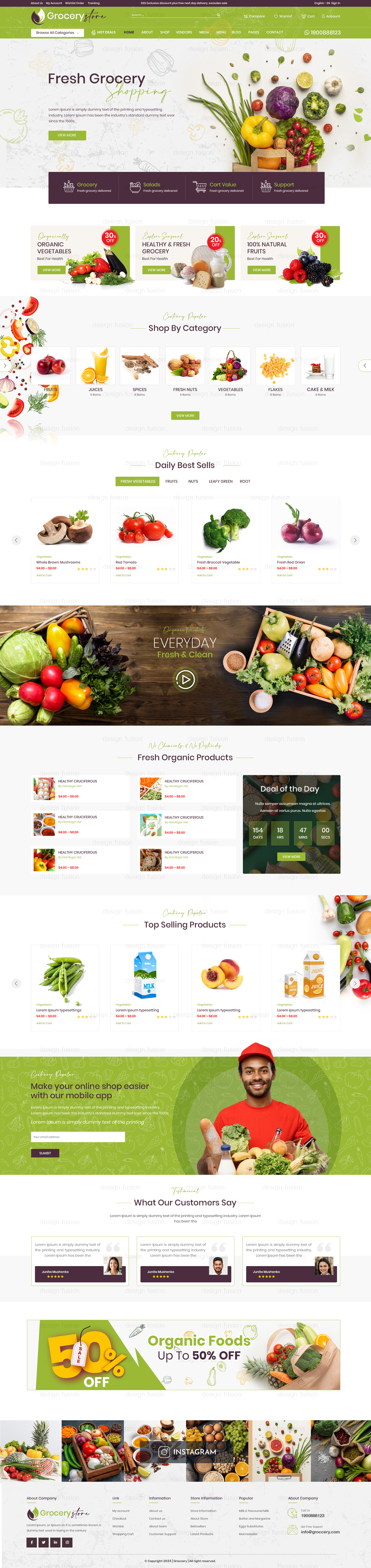 Supermarket WordPress Theme