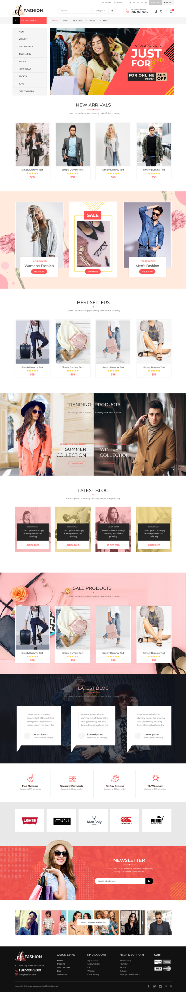 Fashion Store Wordpress theme