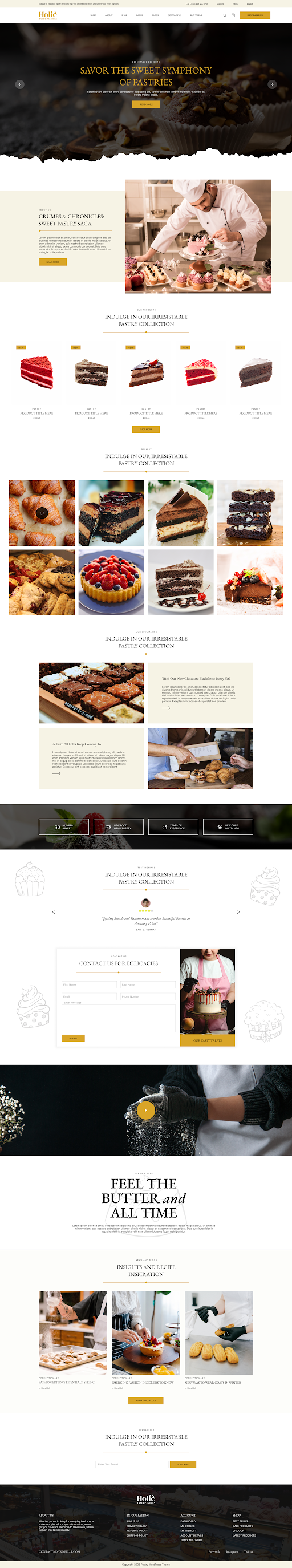 Bakers WordPress Theme